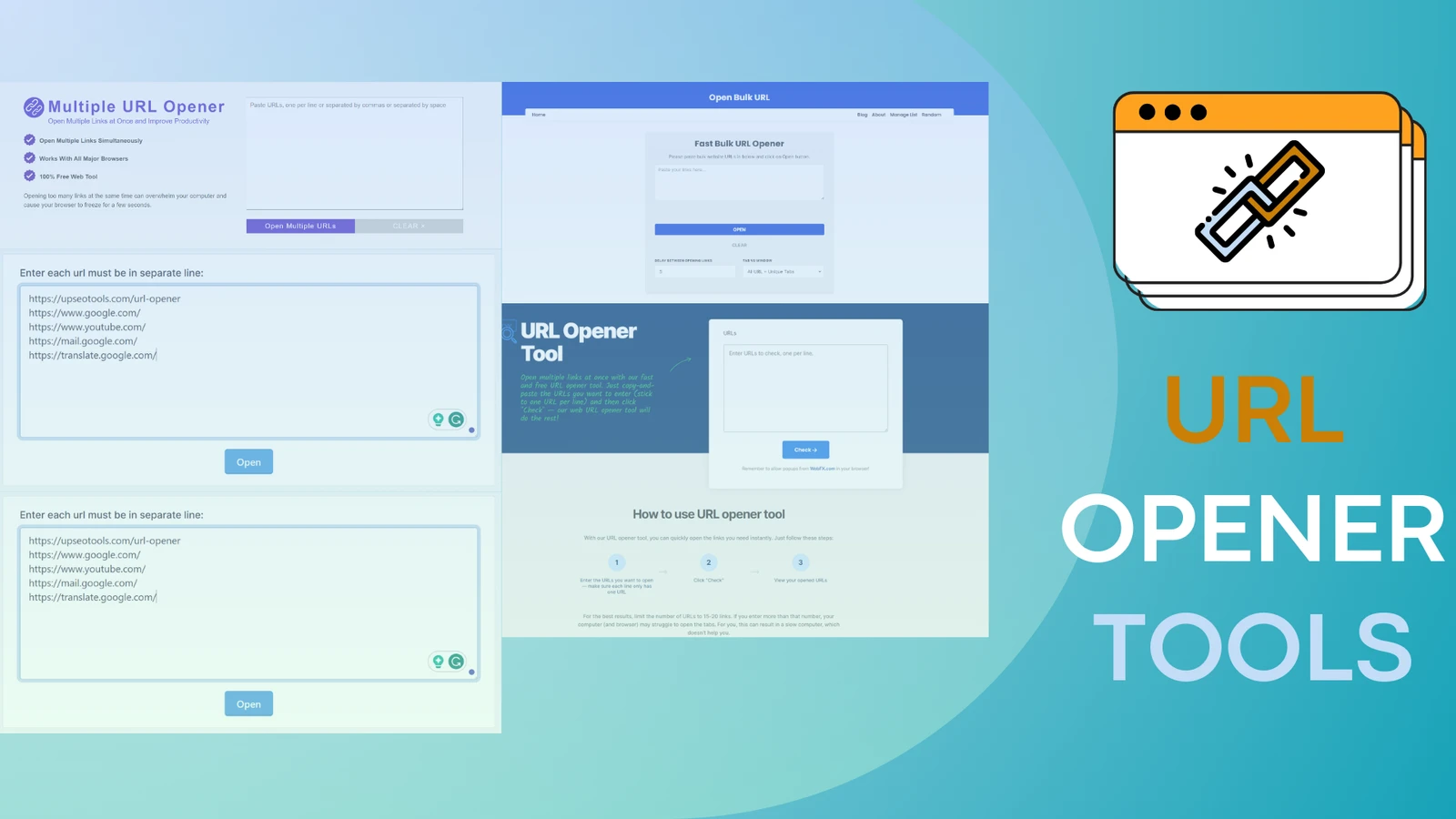 Linkclump,Unlock Multiple Links with URL Opener,URL Opener,URL Opener Tool,Multiple Links,Open Multiple URLs,Batch URL Opener,SEO