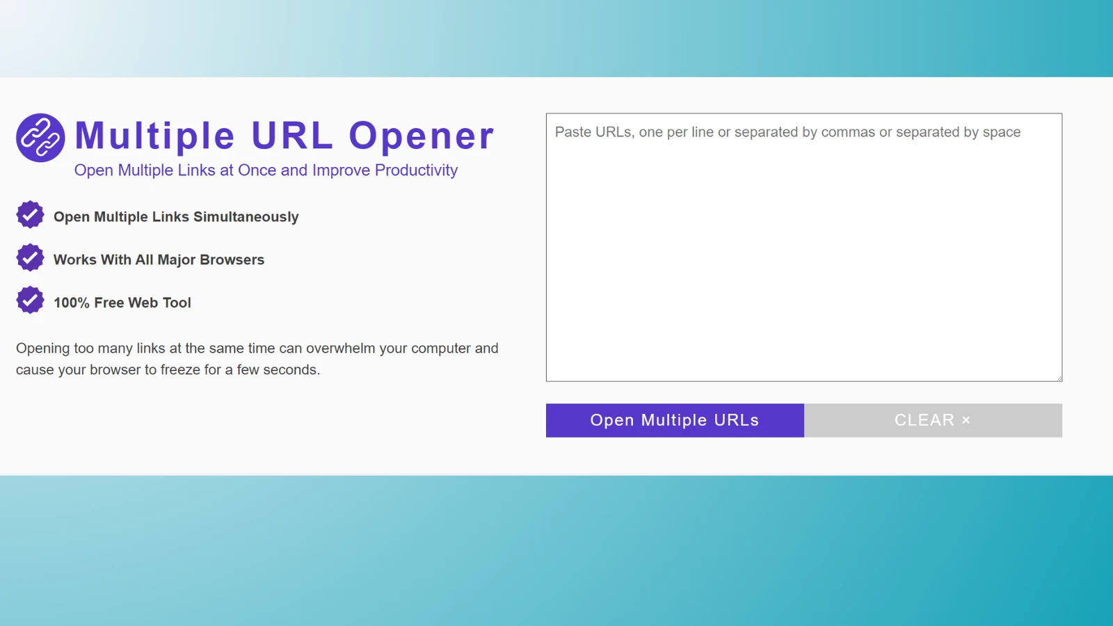 Linkclump,Unlock Multiple Links with URL Opener,URL Opener,URL Opener Tool,Multiple Links,Open Multiple URLs,Batch URL Opener,SEO